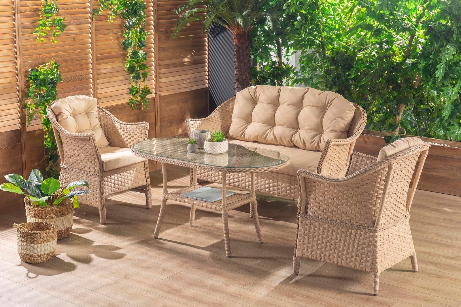 mihenk rattan bahce mobilyasi 2li taki 892c4